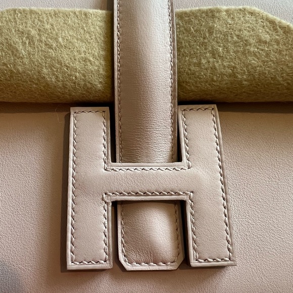 Hermes Jige Elan 29 Swift leather mauve pale - Picture 3 of 12
